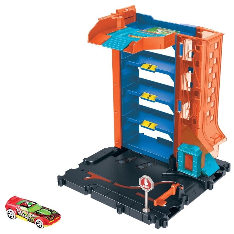 Hot Wheels - Juguetes Pista De Carrera City Garage