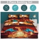 thumbnail image 5 of Ch_arma_nder Print Bedding Set Pattern Duvet Cove Set 3 Pieces 1 Quilt Cover And 2 Pillowcases for Women Men Teens, 5 of 5
