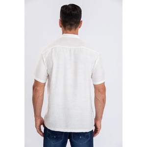 Likeshop - Camisa Verano Manga Corta Hombre Cuello Mao Casual Fashion 153