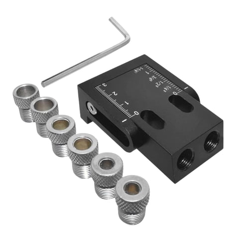 Magideal - Guías De Carpintería, Herramienta De Ángulo De Articulación, Localizador De Carpintería, Plantilla De Orificio De Bolsillo, Orificio Inclinado Para Ca