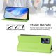 thumbnail image 3 of Funda Billetera con Soporte para Xiaomi Redmi Note 12 5G Bloqueo RFID Plegable Verde claro, 3 of 6