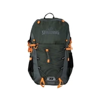 Spalding - Mochila Outdoor 3 Bolsillos Dk Grn Gray Org