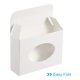 thumbnail image 4 of Uxcell Caja de Jabón de Papel de 4"x3"x1" con Ventana Cajas de Jabón Hechas a Mano Cajas de Embalaje para Regalos Ovaladas, Blanco Paquete de 30, 4 of 6
