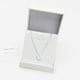 thumbnail image 3 of Collar Punto de Luz Plata Italiana 925 y Cristal Genuino Aurora Boreal, 3 of 4