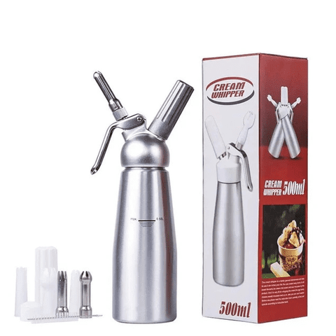 Genérico - Sifón Crema Batida Dispensador Chantilly De Acero Inox 500M