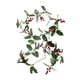 thumbnail image 1 of Hojas Navideñas Artificiales, Guirnalda De Vid De Frutos Rojos, 200cm, Para Navidad, Año Nuevo, Hojas Verdes, 1 of 5