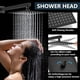 thumbnail image 3 of Aolemi Shower Faucet Set with Handheld Matte Black 8 Inch Head, 3 of 3