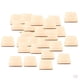 thumbnail image 2 of 100x Rebanadas De Madera Cuadradas Naturales, Virutas Cuadradas De Troncos, Suministros Para Manualidades De Madera DIY, 2 of 5