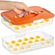 thumbnail image 1 of Contenedor de Huevos FMOACEN 36 Ranuras Plástico Transparente con Asa, 1 of 7