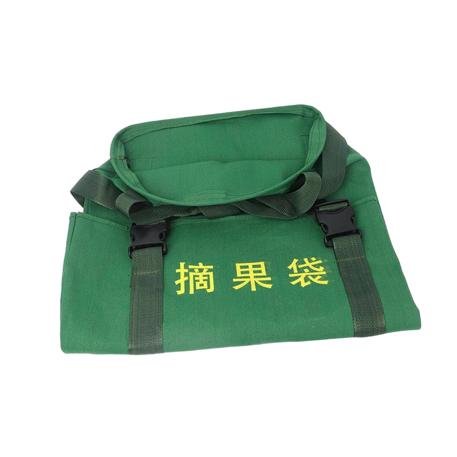 Ioensy - Bolsa Para Recoger Frutas, Fácil De Usar, Bolsa De Almacenamiento Para Delantal De Jardín Para Agricultores Al Aire Libre, Bolsa Y Círculo De Acero