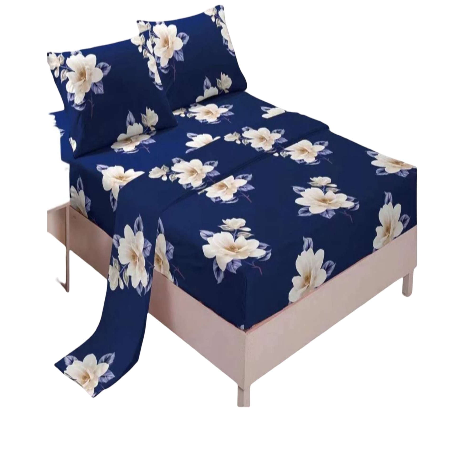 Genérico - Pack De Sabanas 200 Hilos 2 Plazas Con Diseño S04