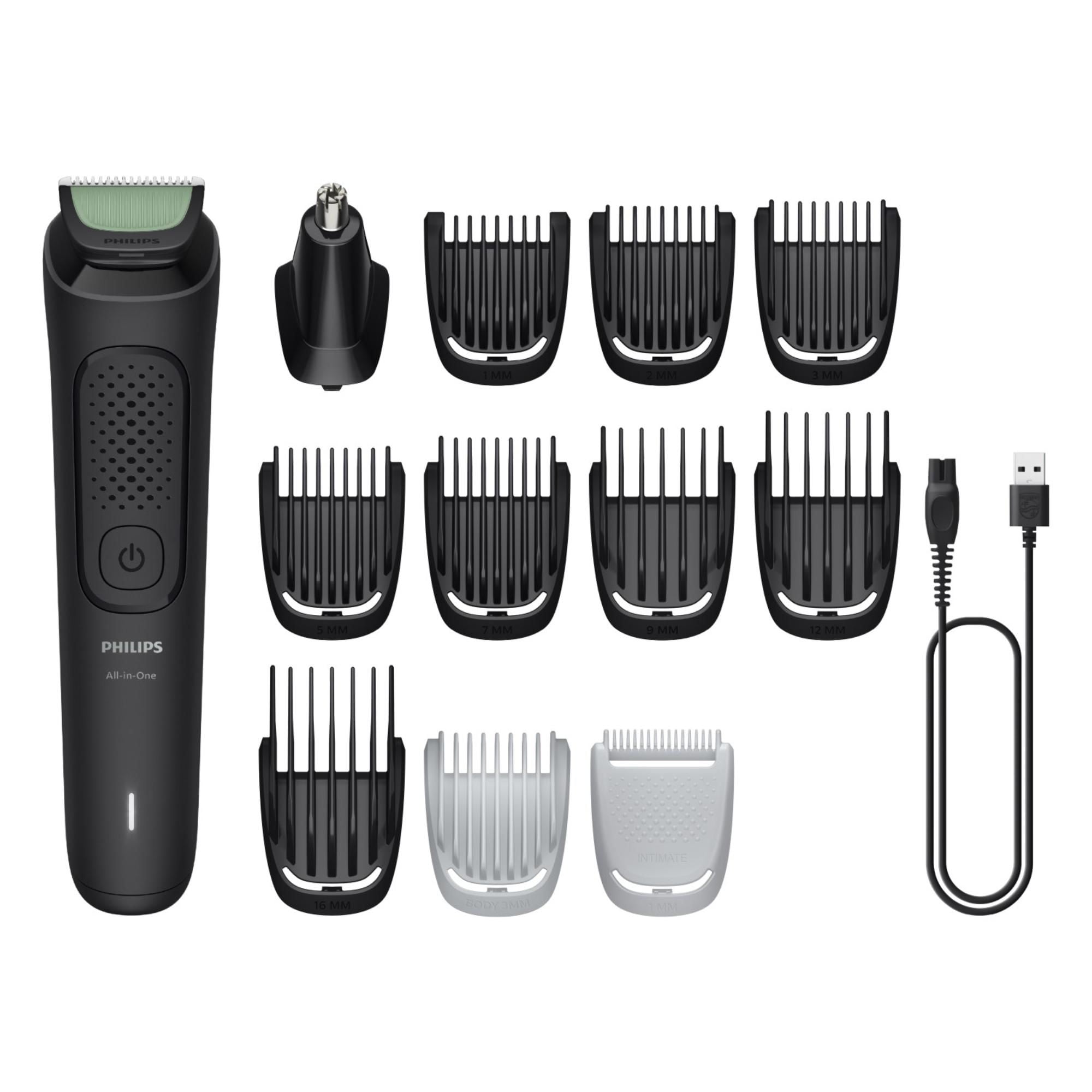 Philips - Afeitadora Mg3921/15 12 En 1 Multipurpose Set Negro