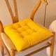 thumbnail image 1 of Xiao Hua Cojín de Asiento de Pana Amarillo -2 Piezas, Cojín de Asiento Cómodo de 17.72 X 17.72 Pulgadas con Lazo, Adecuado para Restaurante Cocina, Decoración Del Hogar Estilo Casa de Campo rural, 1 of 4