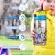 thumbnail image 5 of Pepper Ann Botella de Agua con Tapa Pop Top de Un Toque, Acero Inoxidable, a Prueba de Fugas, para Deportes, Botella Infantil azul 12 oz, 5 of 6
