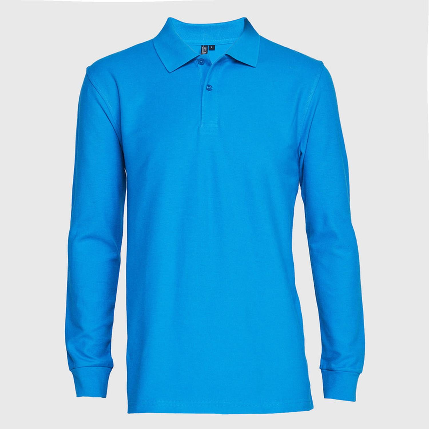 Jayson - Polera Pique Hombre 80/20 M/l Azul L