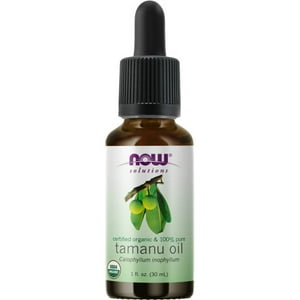 Tamanu Orgánico De Oil Now Foods Solutions, 30 Ml, 100% Puro