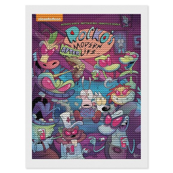 Kit de Pintura de Diamantes La Vida Moderna de Rocko Desmarcar