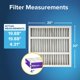thumbnail image 2 of Filtro de Aire HVAC Filtrete MPR 1550 MERV 12 50x50x10 cm Paquete de 4, 2 of 9