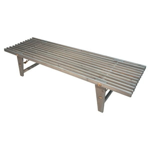 Ecofurn - Banca Finlandesa 1.90 M Madera Pino Silvestre Europeo Gris Aceitado / Uso Interior Y Exterior