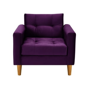 Bodevir - Sofa Retro 1C Felpa 04 Morado