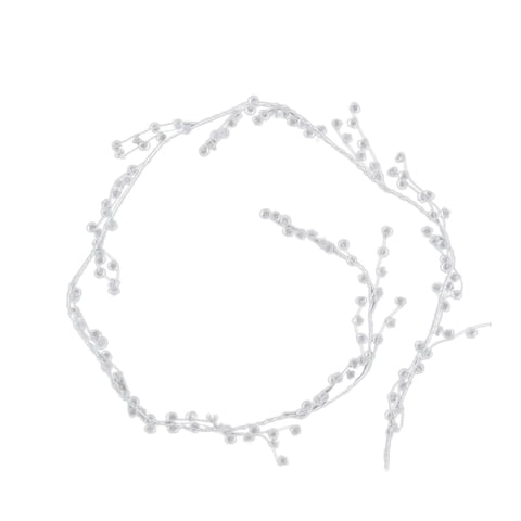 Magideal - Guirnalda De Cuentas De Acrílico Transparente De 1,2 M Para Colgar En La Lámpara, Cadena De Cuentas Para Decoración De Fiestas Navideñas, Guirnalda De