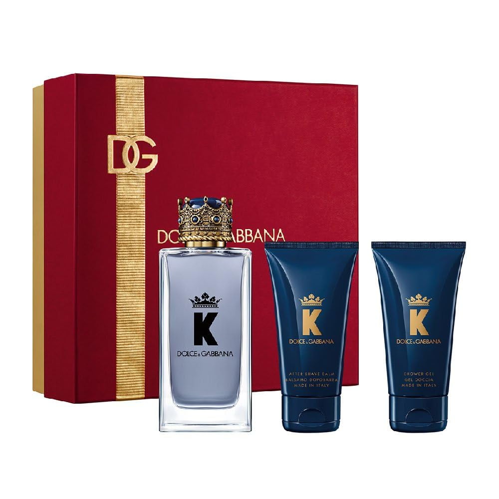 Set De 3 Piezas De Perfume Dolce & Gabbana K Edt De 100 Ml Para Hombre