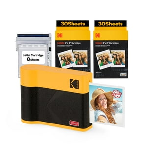 Impresora Fotográfica Portátil Kodak Mini 3 Era 4Pass (Amarilla)