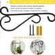 thumbnail image 2 of 2 paquete de 12 pulgadas Hangers de plantas Soporte al aire libre, montaje de pared interior Metal pesado resistente al oxido Ganchos de la planta de alimentación de aves para plantadores co, 2 of 3