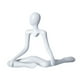 thumbnail image 3 of Estatua Del Pensador Novedad Adorno De Mesa Para Estantería Entrada Mesa De Comedor Blanco, 3 of 3
