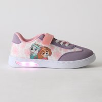 Zapatilla Luces Niña Velcro Everest & Skye Morado Paw Patrol