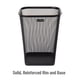 thumbnail image 4 of Trash Can Mind Reader Mesh Square, 9,75 de largo x 9,75 de ancho x 12,25 de alto, negro, 4 of 7