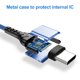 thumbnail image 3 of Cable USB-C Durcord 2 unidades 100 W 1,8 m carga rápida azul, 3 of 7