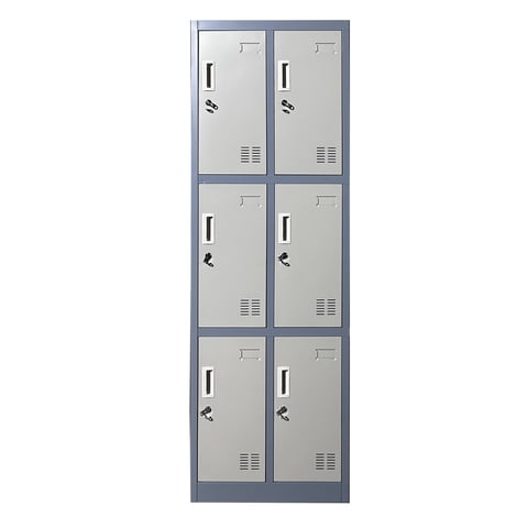 Prochef - Locker Casillero Metalico 2 Cuerpos 6 Puertas