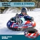 thumbnail image 2 of Tubo de nieve Yukon Charlie's Stars and Stripes de 46 pulgadas para niños mayores de 7 años, 2 of 8