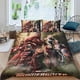 thumbnail image 2 of Thunderbolts Conjunto de sábanas temático, trío de piezas, cómodo y amigable con la piel, diseño único, regalo de decoración para el hogar para familiares, amigos y fans,173cm *218cm, 2 of 6