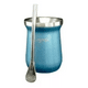 thumbnail image 1 of Mate de 236 ml con bombilla Anymate Premium, color azul, 1 of 2