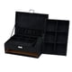 thumbnail image 1 of Caja De Almacenamiento De Joyería De Terciopelo Pendientes Collar Organizador De Exhibición De Reloj Negro, 1 of 3