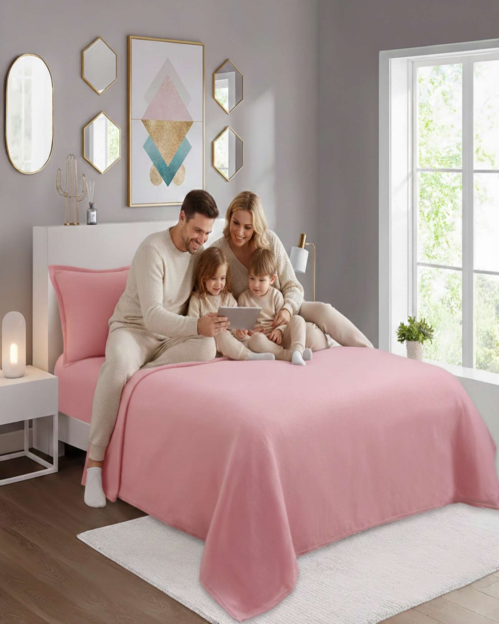 Myl Todo Hogar - Juego De Sábanas Polar Premium King Térmicas Extra Suaves