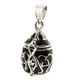 thumbnail image 1 of Colgante De Urna De Recuerdo De Cremación Que Se Puede Abrir Para Collar Colgante Negro, 1 of 3
