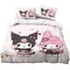 thumbnail image 4 of Cute Anime Cartoon Duvet Cover Set 3D Printed Lightweight and Comfortable Bedding 3-Piece Bedding for Boys and Girls Bedroom Decoration, 4 of 5
