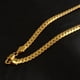 thumbnail image 2 of Collar de cadena de serpiente chapado en oro amarillo macizo de 18 quilates para mujer y hombre, 20 pulgadas, 2 of 5