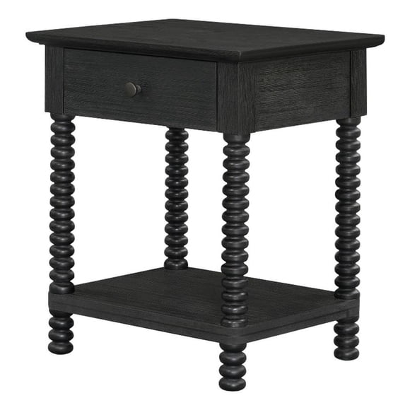 Mesa de Acento New Pacific Direct Azella en Madera Negra