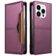 thumbnail image 1 of Funda Billetera para [iphone 14 Promax] Tarjetero Magnético Soporte Morado, 1 of 6