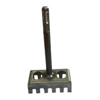 Magideal - Cortador De Agujeros Cuadrados Para Caja Eléctrica, Perforador Con Empuñadura Ergonómica, Para Cortar Cajas Eléctricas, Cortador De Enchufes Pa