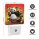 thumbnail image 2 of Franquicia Kung Fu Panda Luz nocturna LED con sensor de anochecer a amanecer para dormitorio, baño, pasillo, escaleras - Lámpara LED nocturna de enchufe, 0.5W - 1 pieza, 2 of 6