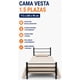 thumbnail image 1 of Cama Metálica Vesta 1.5 Plazas Reforzada Estructura de Acero Alta Resistencia, 1 of 6