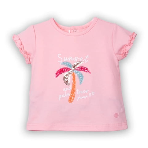 Polera Bebé Niña Rosado Pillin