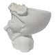 thumbnail image 1 of Figura decorativa mujer de yeso blanco, 1 of 2