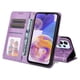thumbnail image 5 of Funda tipo cartera FOXDOCK para Samsung Galaxy M23 5G , diseño girasol en relieve, cuero PU, cierre magnético, soporte y tarjetero, 5 of 5
