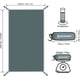 thumbnail image 2 of Carpa Tent Footprint Bessport impermeable para 1 a 4 personas, 2 of 7